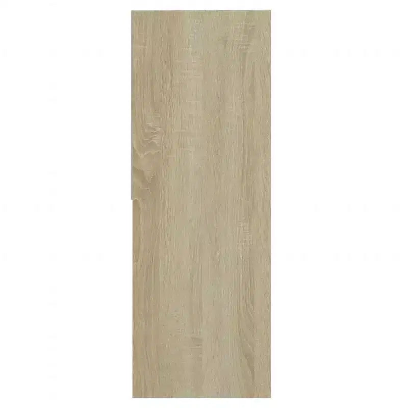 vidaXL Book Cabinet White and Sonoma Oak Engineered Wood