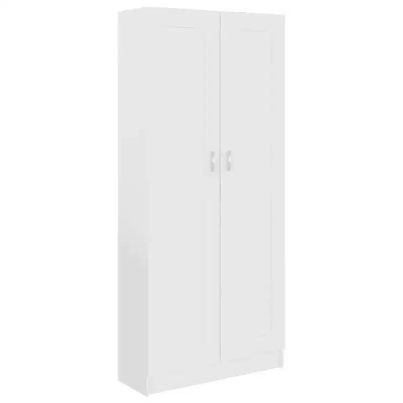 vidaXL Book Cabinet White Engineered wood Large Book Cabinet