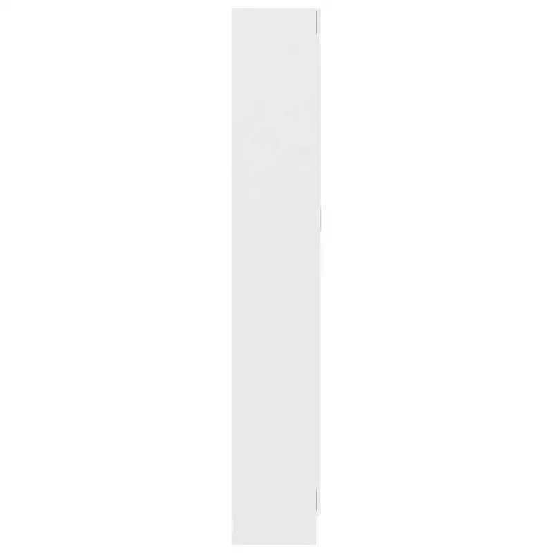 vidaXL Book Cabinet White Engineered wood Large Book Cabinet