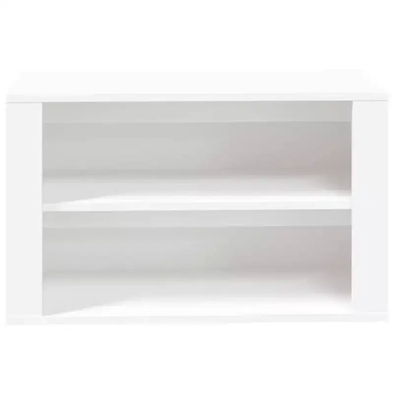 vidaXL Shoe Rack White Engineered Wood Standard Shoe Rack Rectangular