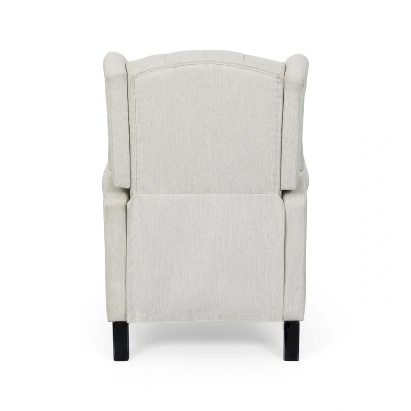 Push Back Recliner with Wingback, Modern and cozy recliner chair