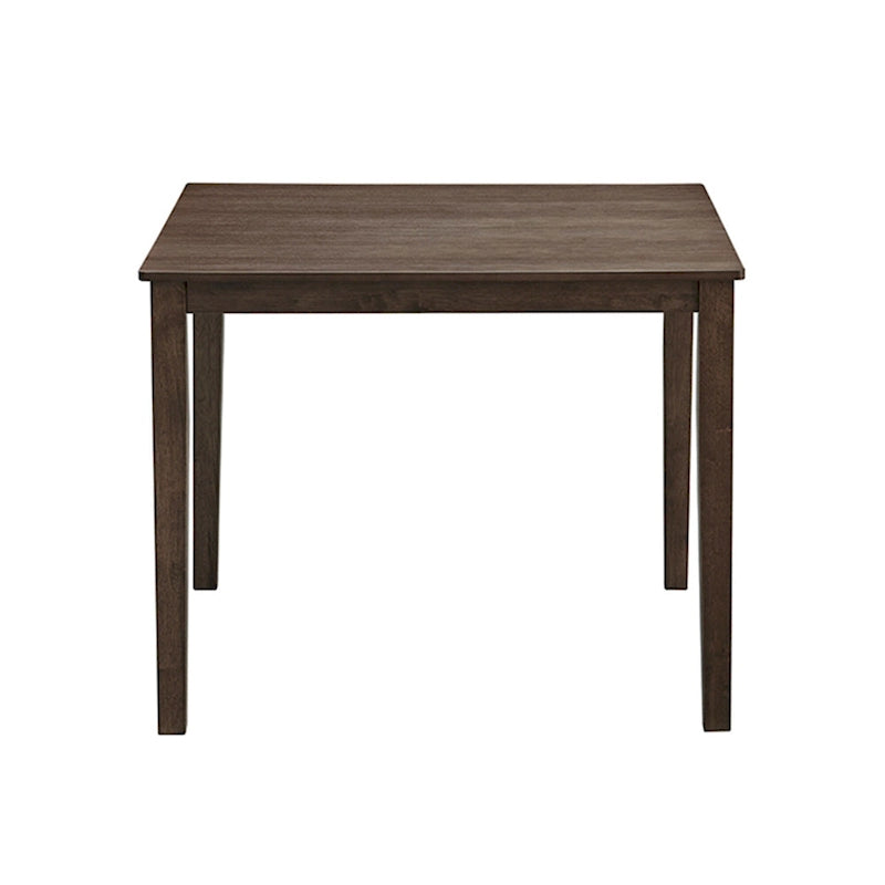 Kitchen Breakfast Nook Dining Table Chairs Set Square Wooden Dining Table Casual Dining Table with 4 Upholstered Dining Chairs