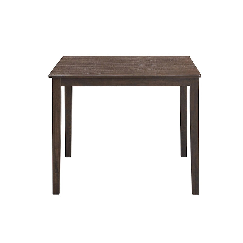 Kitchen Breakfast Nook Dining Table Chairs Set Square Wooden Dining Table Casual Dining Table with 4 Upholstered Dining Chairs
