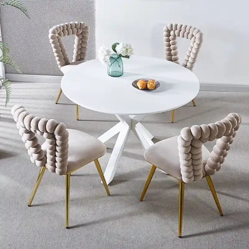 22.04 Accent Chairs with Iron Legs (Set of 2)