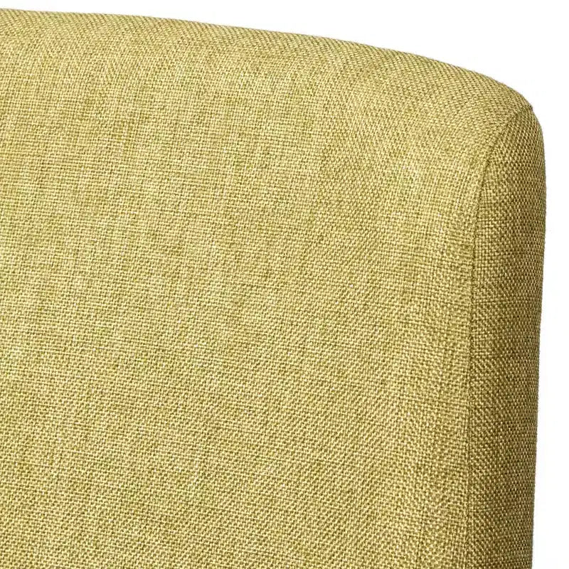Buylateral Set of 4 Clybourn Mid Century Modern Upholstered Dining Chair : Mid-Century Modern, Upholstered, Rubberwood Legs
