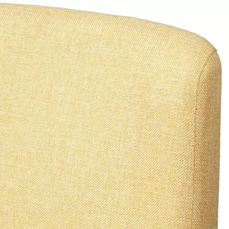 Buylateral Set of 4 Clybourn Mid Century Modern Upholstered Dining Chair : Mid-Century Modern, Upholstered, Rubberwood Legs