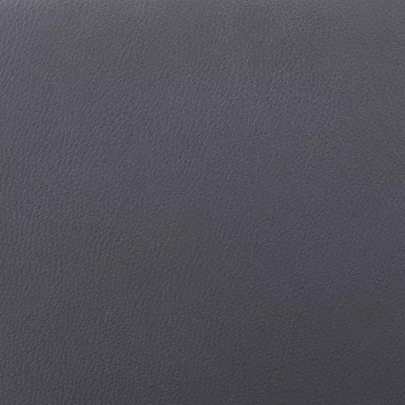 Armen Living 30" Harbor Backless Swivel Faux Leather Wood Counter Height Barstool Gray/Black: Round Seat, Footrest, Fixed Height