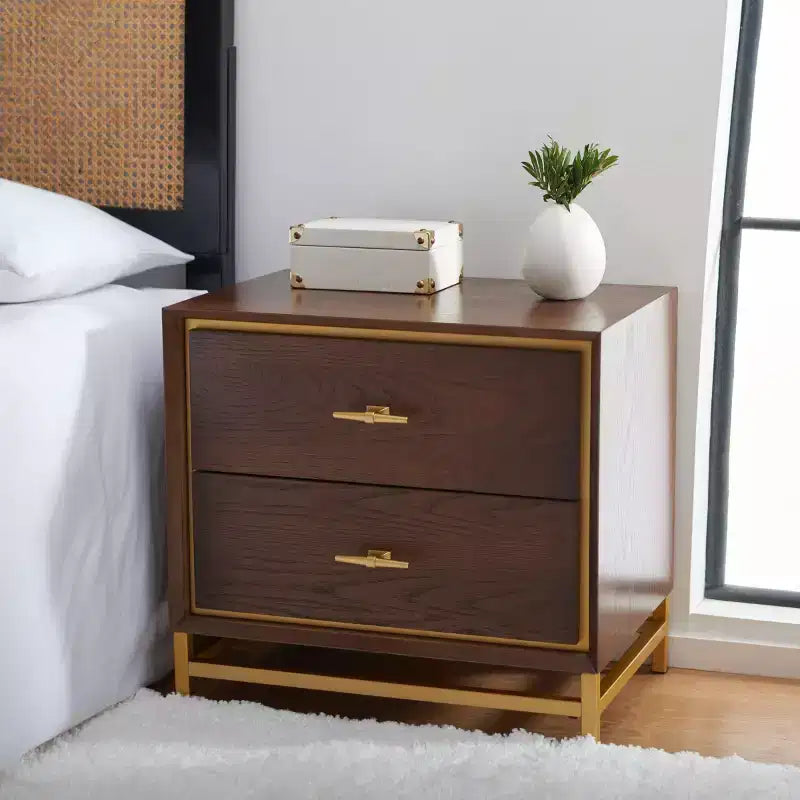Fenno 2 Drawer Nightstand - NST6401 - Safavieh