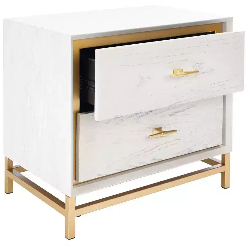 Fenno 2 Drawer Nightstand - NST6401 - Safavieh