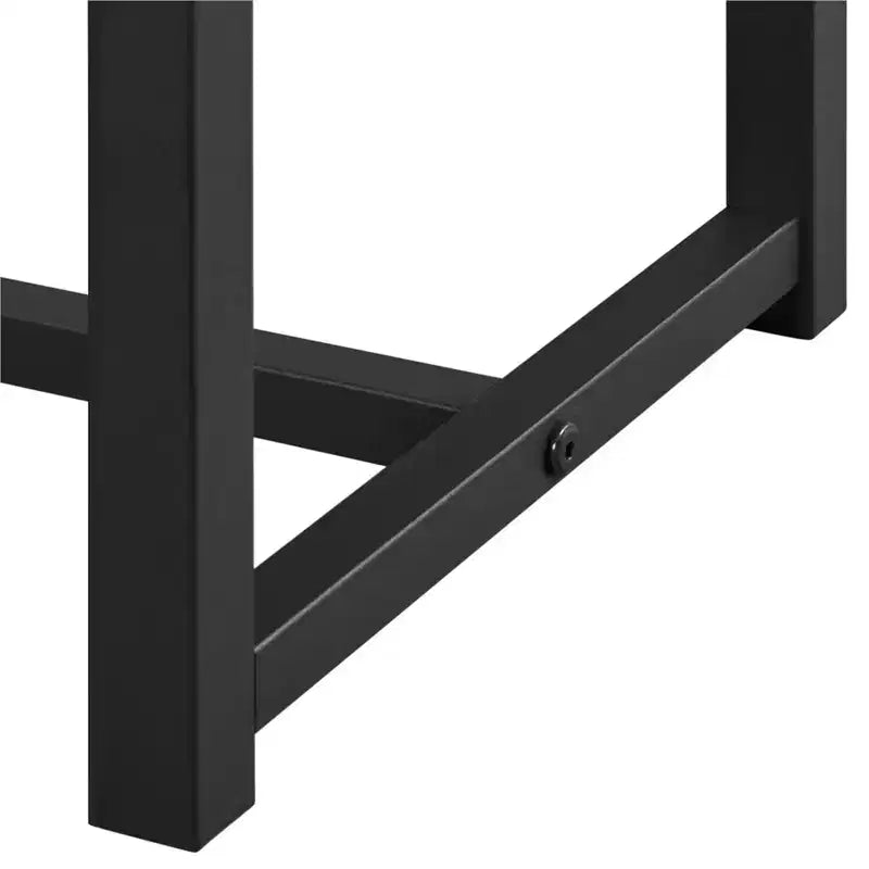 Yaheetech Industrial 3-Piece Space Saving Dining Table Set, for Kitchen, Dining Room