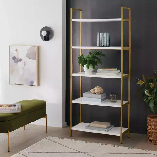 72 Loring 5 Shelf Ladder Bookshelf - Threshold
