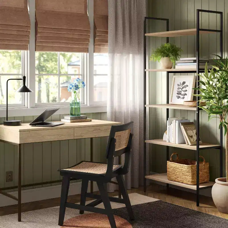 72 Loring 5 Shelf Ladder Bookshelf - Threshold