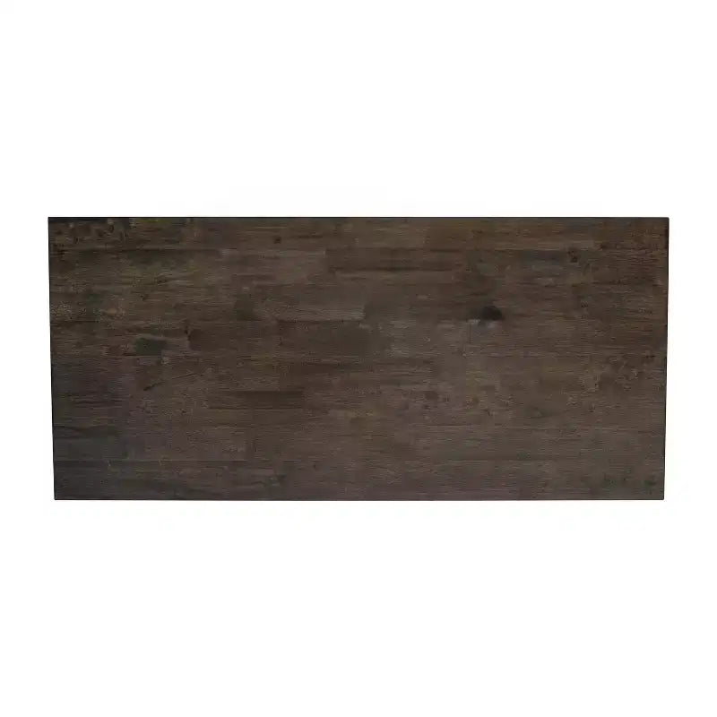 Emma and Oliver Solid Wood Farmhouse Style Coffee Table with Storage Shelf