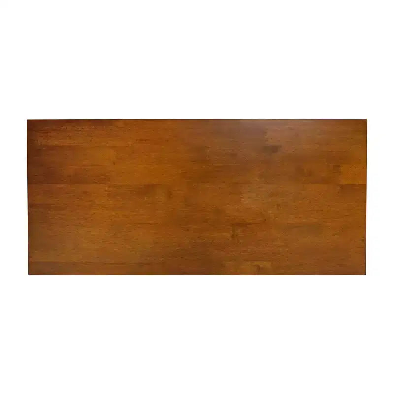 Emma and Oliver Solid Wood Farmhouse Style Coffee Table with Storage Shelf