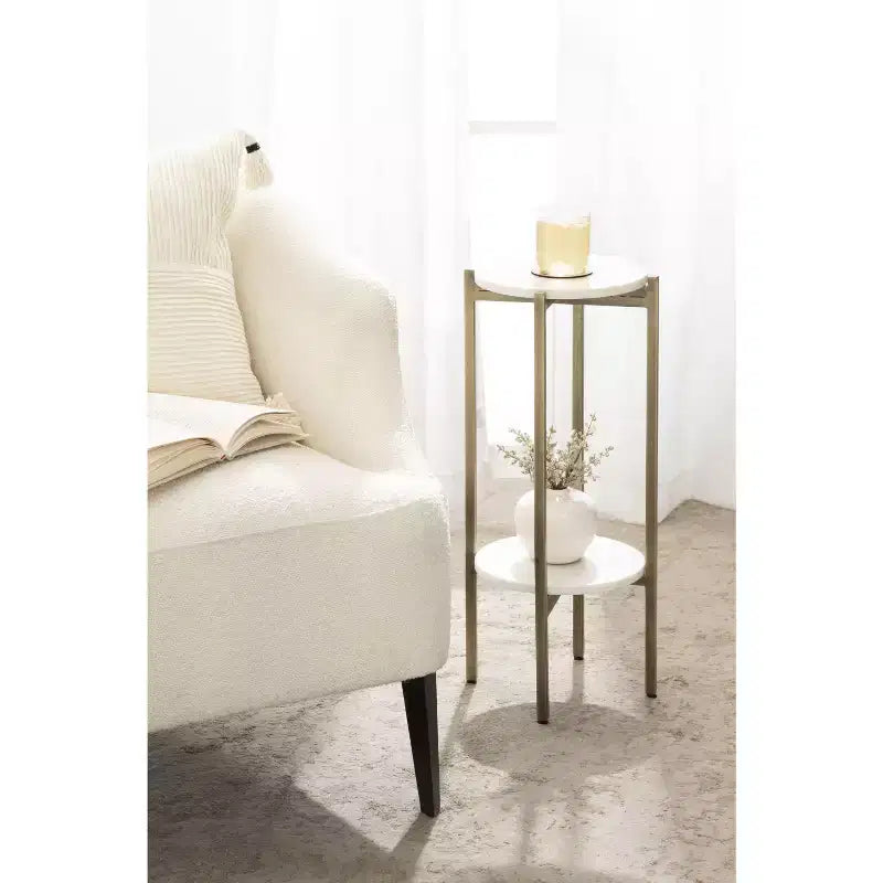 Kate and Laurel Moxley Round Accent Table