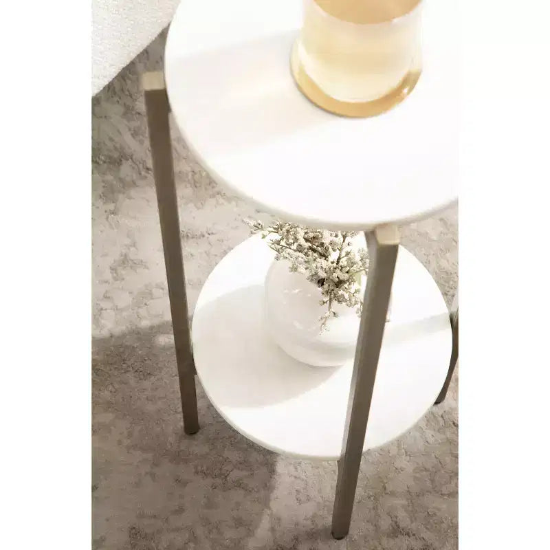 Kate and Laurel Moxley Round Accent Table