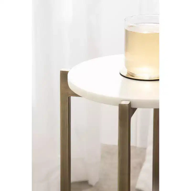 Kate and Laurel Moxley Round Accent Table