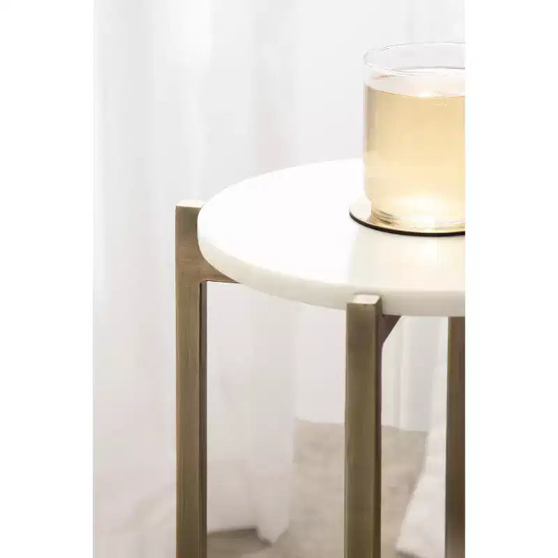 Kate and Laurel Moxley Round Accent Table