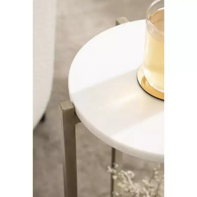 Kate and Laurel Moxley Round Accent Table