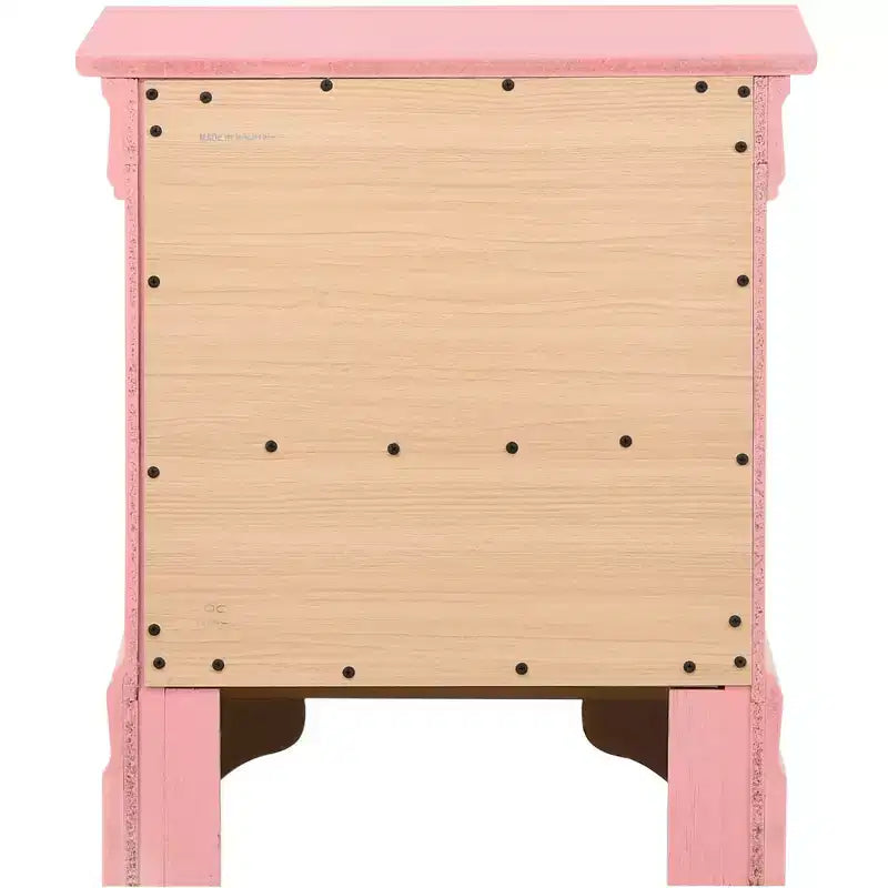 Passion Furniture Louis Philippe 2-Drawer Nightstand (24 in. H X 21 in. W X 16 in. D)