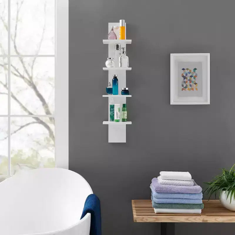 39.5 x 9 Utility 4-Tier Column Spine Shelf - Danya B.