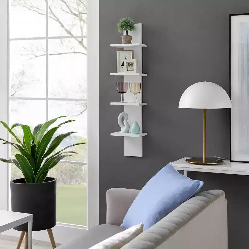 39.5 x 9 Utility 4-Tier Column Spine Shelf - Danya B.