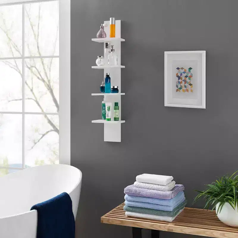 39.5 x 9 Utility 4-Tier Column Spine Shelf - Danya B.