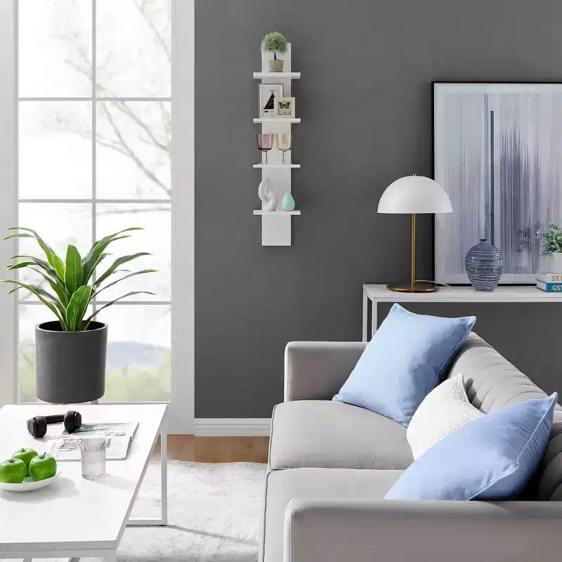 39.5 x 9 Utility 4-Tier Column Spine Shelf - Danya B.
