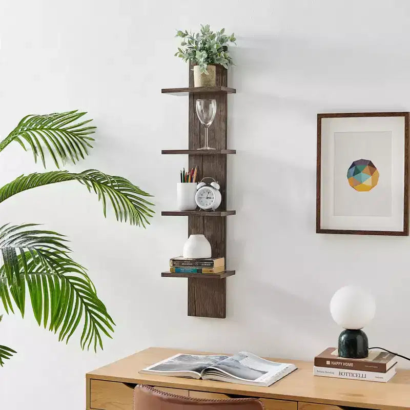 39.5 x 9 Utility 4-Tier Column Spine Shelf - Danya B.