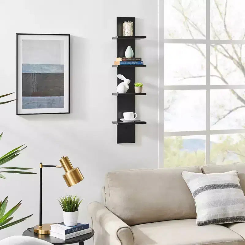 39.5 x 9 Utility 4-Tier Column Spine Shelf - Danya B.