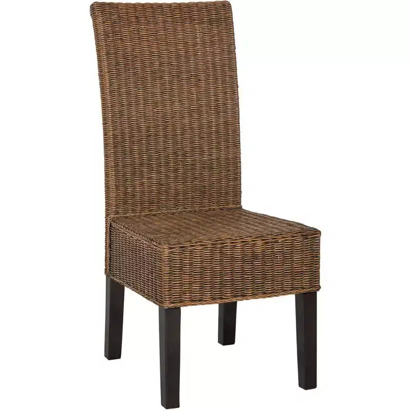 Arjun 18 H Wicker Dining Chair (Set of 2) - SEA8013 - Safavieh