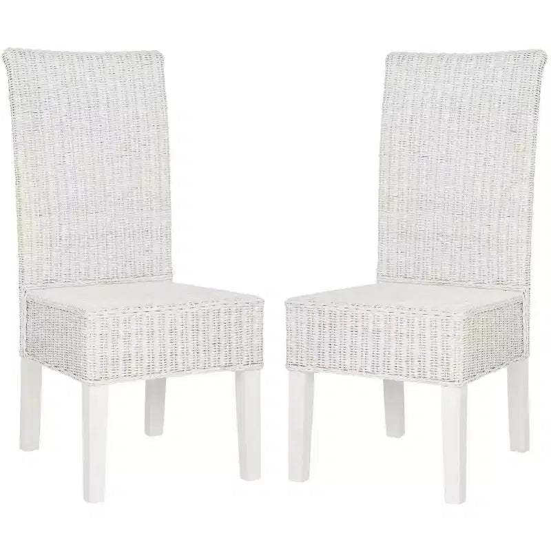 Arjun 18 H Wicker Dining Chair (Set of 2) - SEA8013 - Safavieh