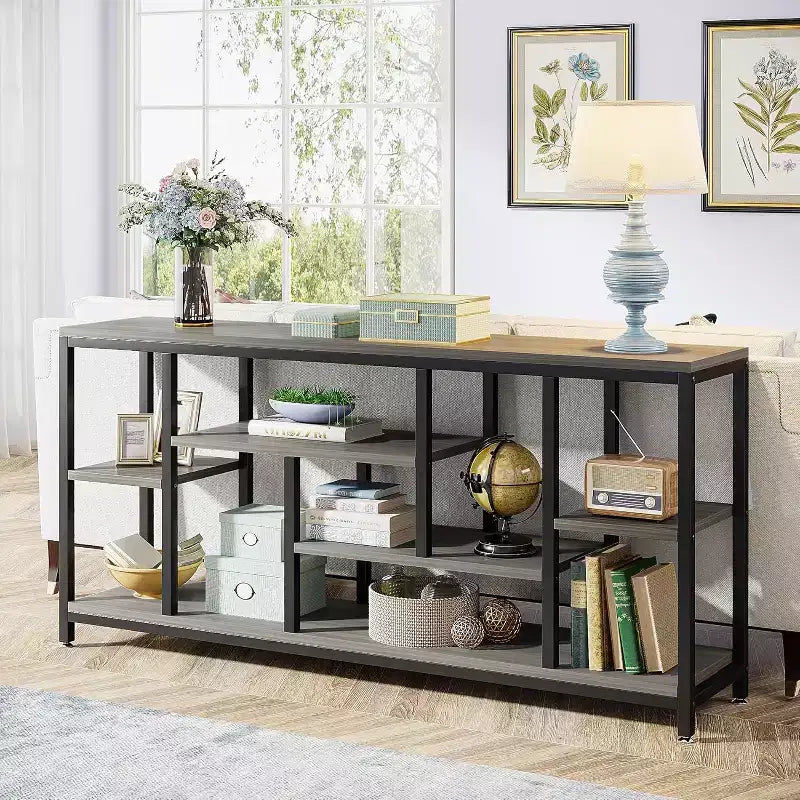 Tribesigns 70.9 3-Tier Extra Long Console Table