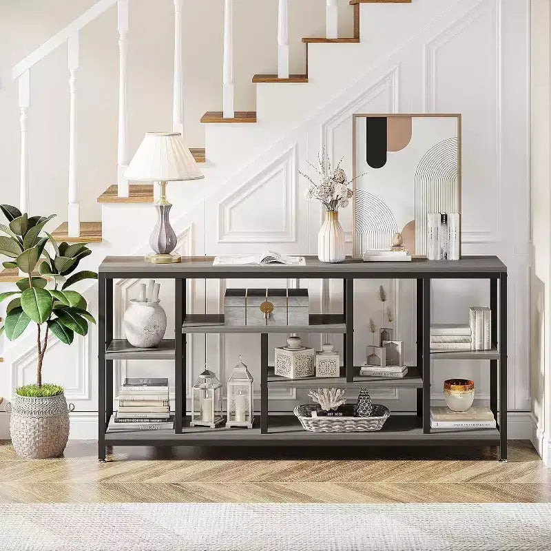 Tribesigns 70.9 3-Tier Extra Long Console Table
