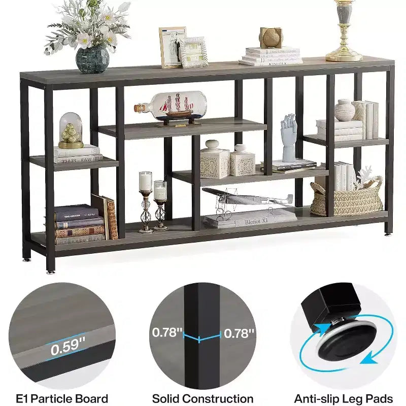 Tribesigns 70.9 3-Tier Extra Long Console Table