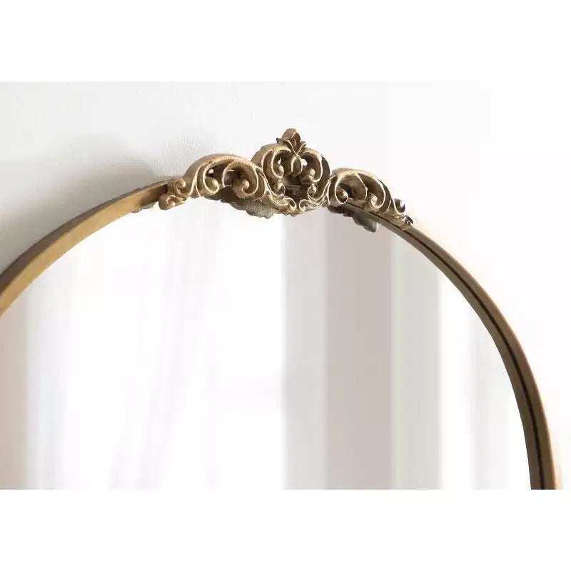 Kate and Laurel Myrcelle Decorative Framed Wall Mirror, 25x33, Gold