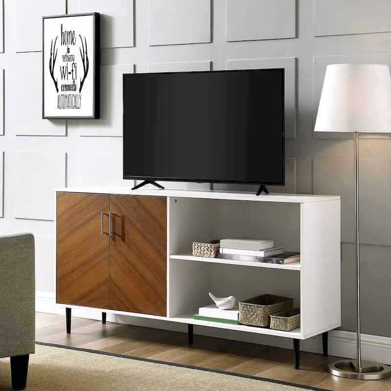 Middlebrook Cassandra 58-inch Bookmatch TV Stand