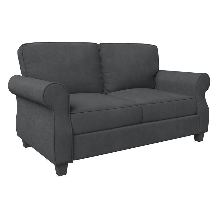 Upholstered Sofa with Solid Wood Frame - 30.30 x 56.30 x 33.10
