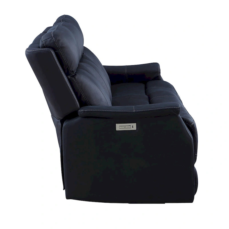 Steve Silver Faux Leather Power Reclining Sofa