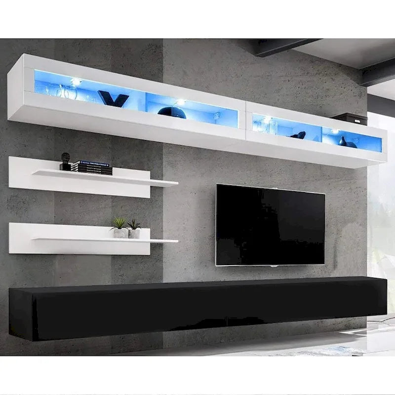Fly I2 30TV Wall-mounted Floating Modern Entertainment Center