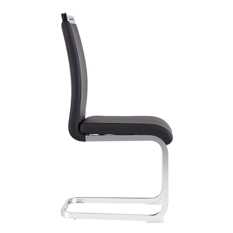 Modern Dining Chairs PU Faux Leather set of 4
