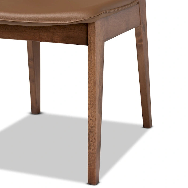 Afton Mid-Century Modern 7-Piece Dining Set