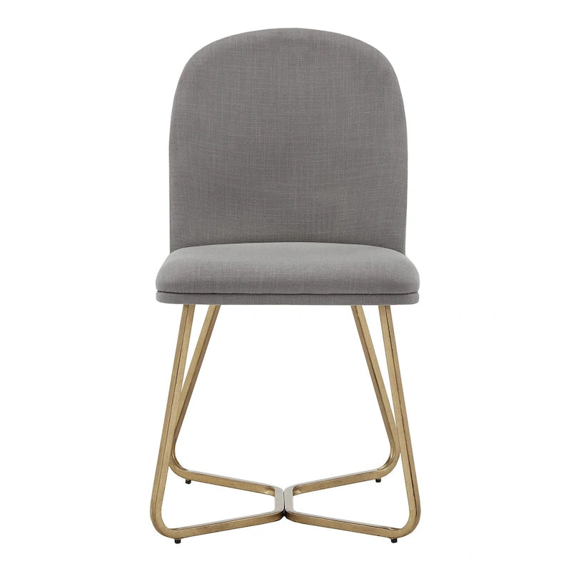 Cheyenne Gold Metal Dining Chair (Set of 2) by iNSPIRE Q Modern