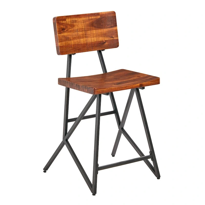 INK+IVY Trestle Counter Stool