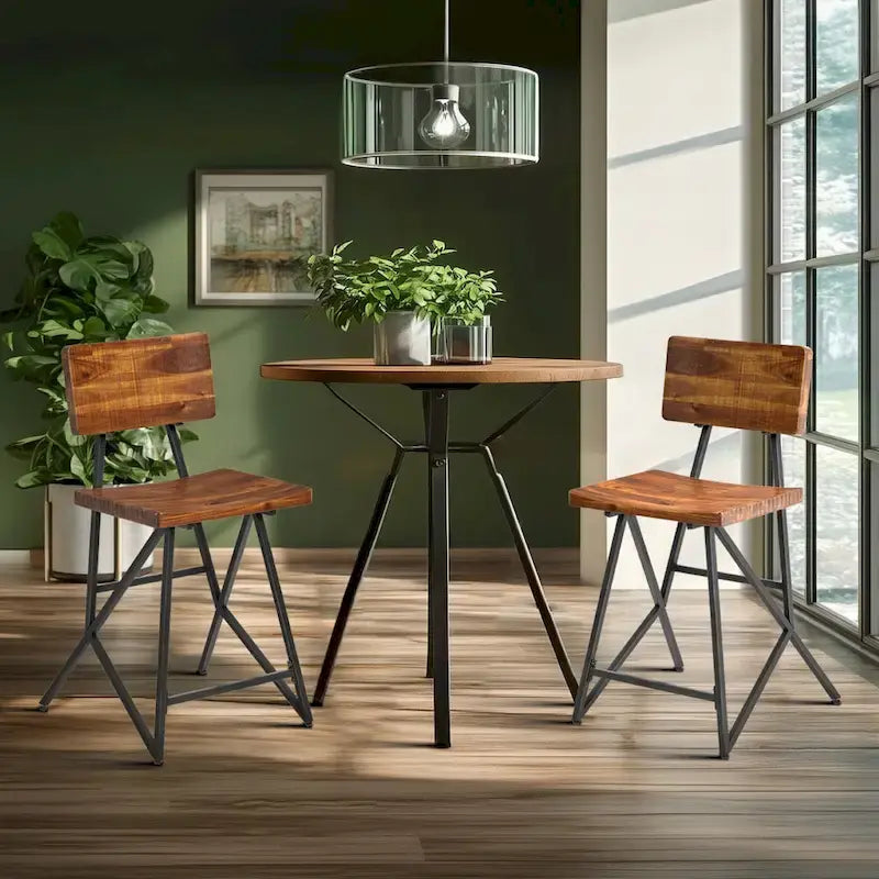 INK+IVY Trestle Counter Stool