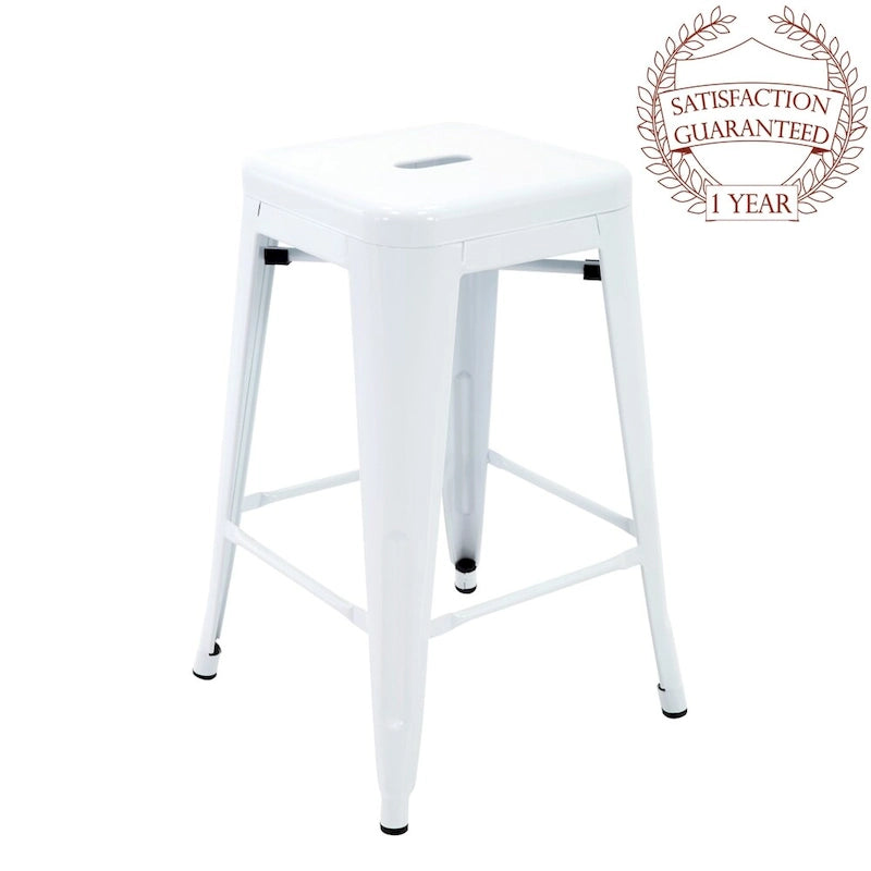 Carbon Loft Athos Indoor and Outdoor Metal Patio Counter Stool (Set of 4)