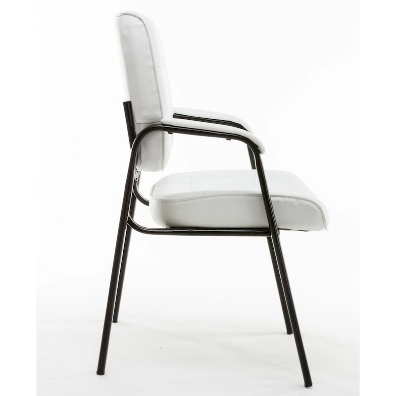 BTExpert Premium Leather Office Executive Waiting Room Guest/Reception Side Conference Chair