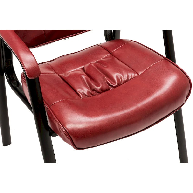 BTExpert Premium Leather Office Executive Waiting Room Guest/Reception Side Conference Chair