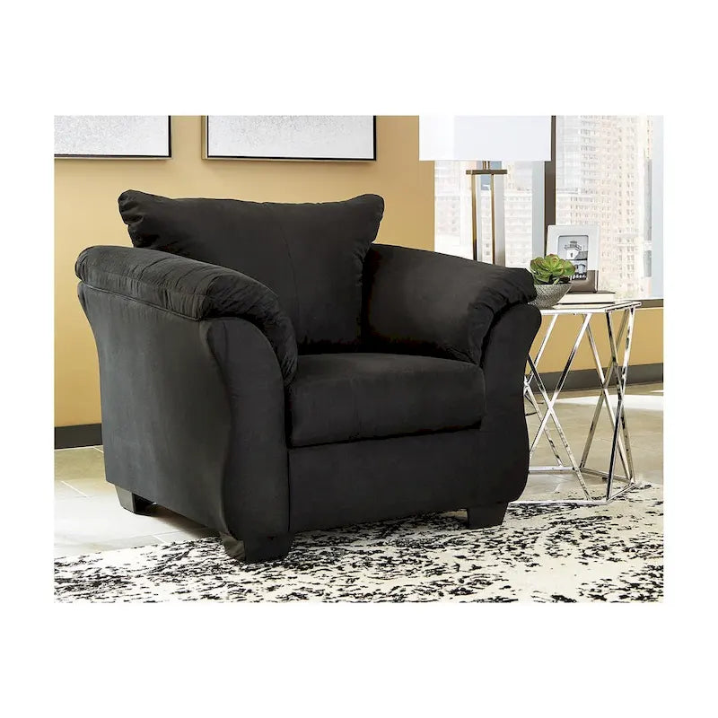 Darcy Contemporary Black Chair