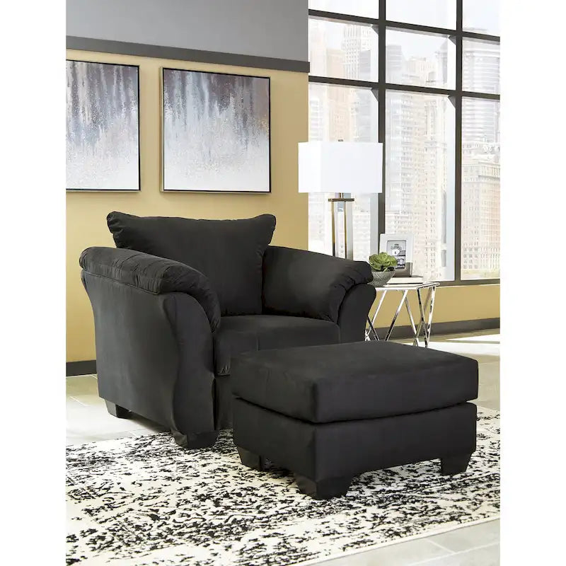 Darcy Contemporary Black Chair